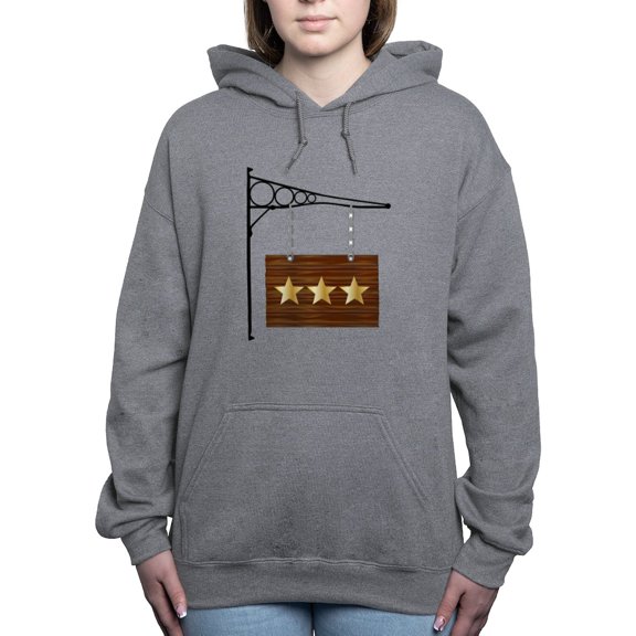 CafePress - 3 Star Hanging Sign Sweatshirt - Pullover Hoodie, Classic & Comfortable Hooded Sweatshirt