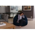 thumbnail image 6 of Sofa Sack Bean Bag Chair, Memory Foam Lounger with Microsuede Cover, Kids, Adults, 4 ft, Olive, 6 of 7