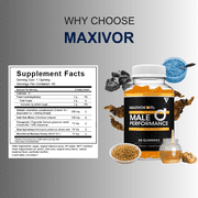 Maxivor Gummies, Maxvor Performance Gummy Supplement (1 Month Supply)