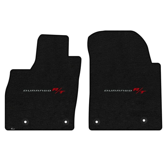 Lloyd Mats Custom Fit Floor Mats for Dodge Durango 2016-On LogoMat 2Pc Set Charcoal