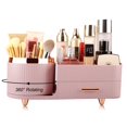 thumbnail image 1 of Molutsody Organizador de maquillaje para tocador, vitrina de cosméticos con cajones, se adapta a maquillaje, productos para el cuidado de la piel, brochas, lápices labiales y otros accesorios, solució, 1 of 5