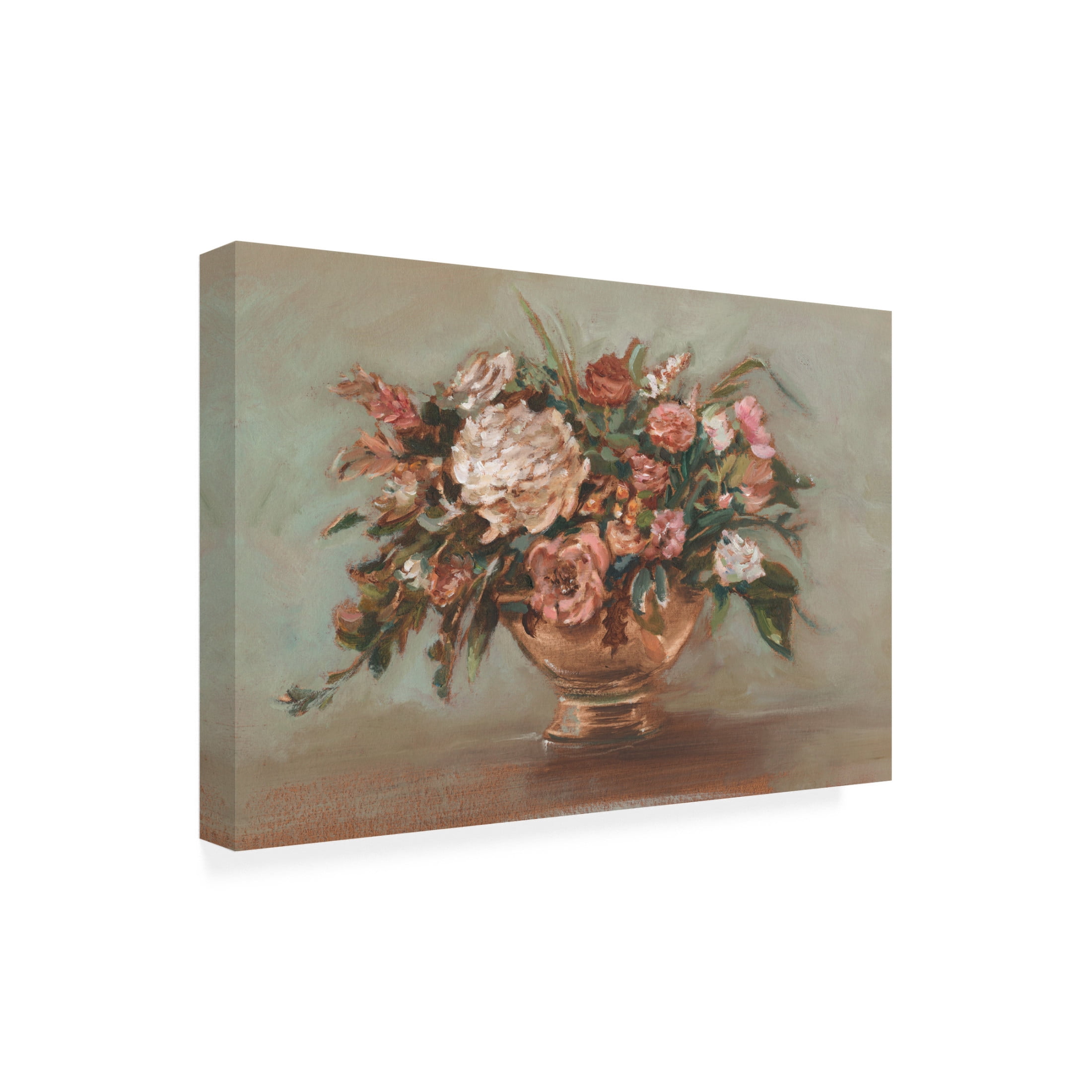 Canvas Wall Art - Ethan Harper 'Renaissance Floral Arrangement' Wall Art for Living Room, Bedroom, or Office Décor by Trademark Fine Art - 24 x 16 Inches