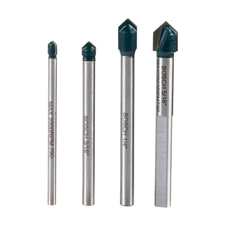 Bosch Tiles - Bosch Carbide Tipped Glass and Tile Bit Set 4 pc.