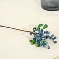 thumbnail image 7 of Limei 5 Pack Artificial Flowers Faux Blueberries Artificial Blueberry Stems for Decorating Blueberry Picks Fruit Fake Silk Flowers Home Decorative Party Wedding (Blue), 7 of 7