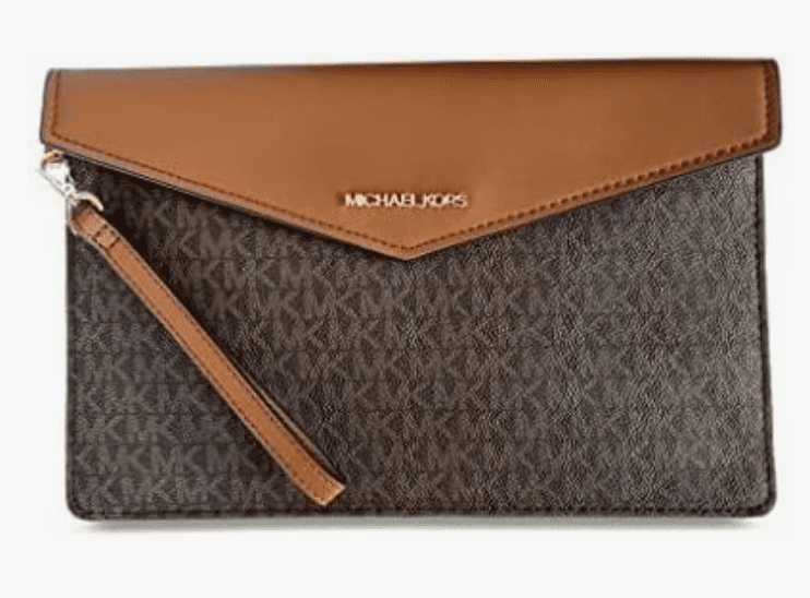 MICHAEL KORS Womens Maisie 3 In 1 Bundle Large Top Zip Tote Crossbody Pouch Wristlet