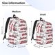 thumbnail image 2 of Balery Retro Train Mochila Clásica Impresa Básica para Viaje, Mochila Escolar Resistente al Agua, Mochila de Lona con Correas Ajustables-Small, 2 of 5