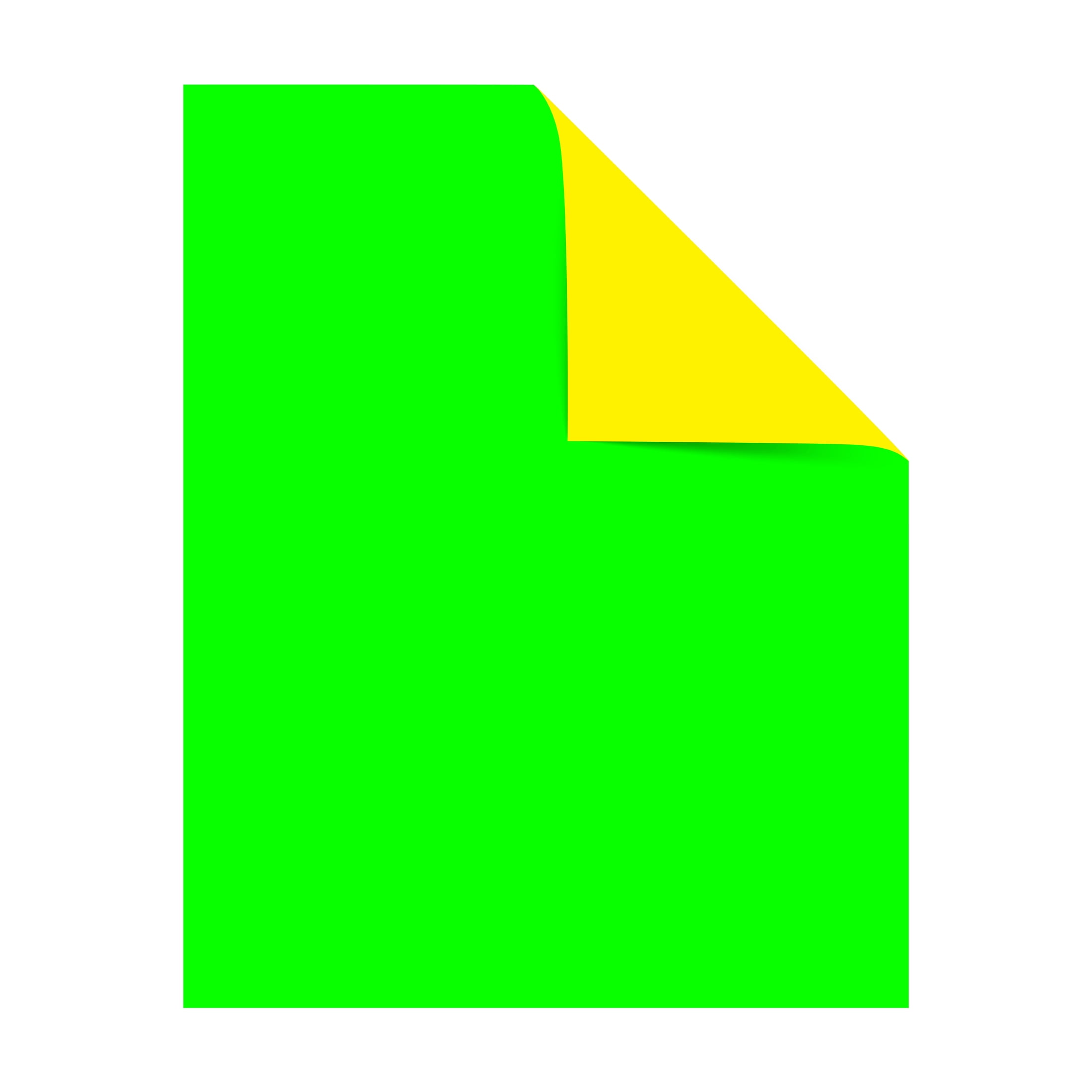 pen+GEAR Heavyweight Colorburst Dual Color Neon Green/Neon Yellow Poster Board, 22"x28", single sheet