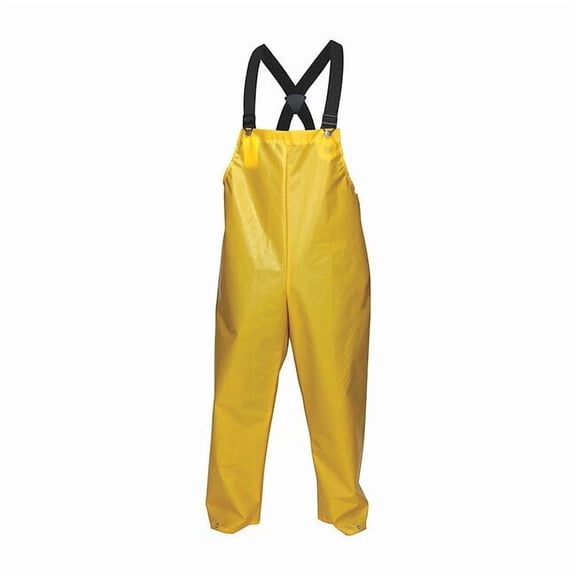 Mcr Safety Bib Pant,2XL,Yellow,Unisex,Nylon Liner 560BFX2