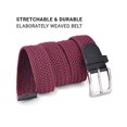 thumbnail image 4 of Stretch Braided Woven Belts without Holes, Elastic Casual Belts for Men and Women by Umo Lorenzo, 4 of 5