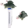 thumbnail image 1 of Termómetro para piscina, termómetro flotante para piscina, con cuerda, resistente a los golpes para todas las piscinas, spas, jacuzzis, acuarios y estanques de peces (tortuga) ER, 1 of 5