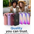 thumbnail image 4 of iPhone 14 Case for Women with Full Camera Lens Protection, Silicone Heart Girly Cute Side Soft Slim Shockproof Protective Cover for iPhone 14 6.1 inch, 4 of 7