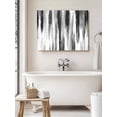 thumbnail image 6 of Black Gray White Wall Art for Living Room,Canvas Picture Wall Decor for Bathroom Bedroom,Vintage Rustic Abstract Ombre Aesthetic Painting Artwork for Office Kitchen Hallway Dining Room Decor 16"x20", 6 of 8