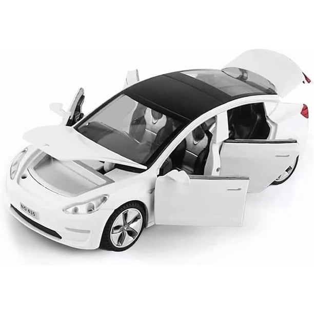 1:32 Alloy Tesla X90 Car Model Pull Back Electronic Toys With Lights And Music, Diecast Car Toy Compatible For Tesla Model X, For Tesla Lovers Collect