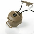 thumbnail image 4 of 2* Nylon Helmet Headset Rail Adapter Tactical Military Headset Rail Adapter, 4 of 11