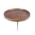thumbnail image 3 of The Urban Port - table Basse - Ronde - Marron - base Noire, 3 of 4