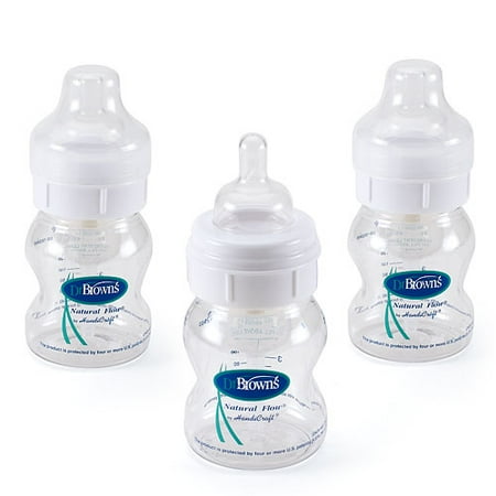 Dr. Brown's - Wide Neck 4-oz Bottles, 3 Pack