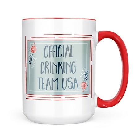 

Christmas Cookie Tin Official Drinking Team USA Fourth of July Roses and Stars Mug gift for Coffee Tea lovers