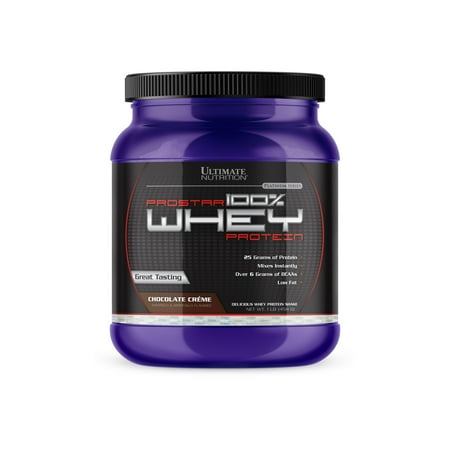 Ultimate Nutrition Prostar 100% Whey Protein Powder - Low Carb and Keto Friendly, Chocolate, 1 Pound