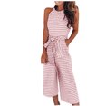 thumbnail image 2 of SEMPAI Women Ladies Summer Printing Sleeveless Loose Long Playsuits Rompers Jumpsuit Up to 65% off, 2 of 6