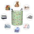 thumbnail image 4 of Fuzoiu Spring Gnomes Print Circular Hamper,Laundry Basket with Handle,Collapsible Laundry,Dirty Clothes Storage Basket,for Bedroom Bathroom Dorm Living Room-Small, 4 of 6