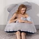 thumbnail image 3 of Almohadas grandes en forma de U para mujeres embarazadas cojín de Ehuebsd maternidad de algodón cómodo para el cuerpo soporte para dormir de lado, 3 of 8