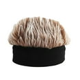 thumbnail image 1 of Wig Cap Men Women Hat Handsome Simulation Wig Short Caps Sun Hair Visors K2, 1 of 1
