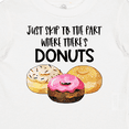 thumbnail image 4 of Inktastic Just Skip to the Part Where There's Donuts Boys or Girls Baby T-Shirt, 4 of 5