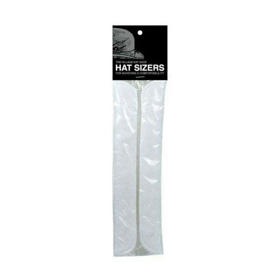 Terry Cloth Hat Sizer Pack - White - 1 PKG = 2 SIZERS - White