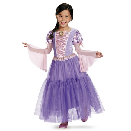 Tangled - Rapunzel Lamé Deluxe Toddler / Child Costume - Medium (7/8)