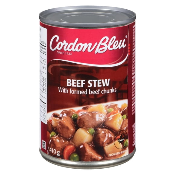 Cordon Bleu Ragoût de boeuf avec morceaux de boeuf formés