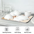 thumbnail image 7 of Yayeee Dish Drying Mat for Kitchen Counter 18"x24" Microfiber Absorbent Pad, Fall Mug Pattern, 7 of 7