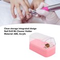 thumbnail image 3 of 2 In 1 Nail Drill Bits Holder Nail Drill Bits Cleanser,  Stand Display Storage, Portable Design For Manicure Tools Drill Bits Stand Display Storage Box, 3 of 8