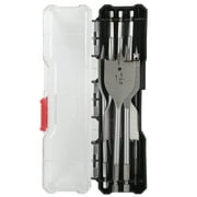 Hyper Tough 11-Piece Spade Bit Drill Bit Set with Case for Woodworking