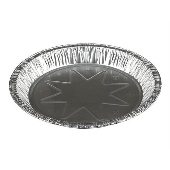 Pactiv 23045Y 10 in. X-Deep Pie Plate Aluminum, Silver - Case of 400