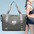 thumbnail image 2 of JeashCHAT Expandable Gym Bag , Travel Duffel Bag, Sports Tote Bag, Large Capacity Lightweight Overnight Shoulder Bag for Men and Women, 2 of 8