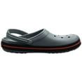 thumbnail image 5 of Crocs Unisex Crocband Clogs - Light Grey/Navy - M5W7, 5 of 5