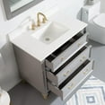 thumbnail image 7 of ANGELES HOME 36" Bathroom Vanity with 24" Wall Mounted Mirror Cabinet, Wooden Bathroom Vanity with Sink Set, Freestanding Bathroom Furniture for Home Decor and Storage Organization, Titanium Grey, 7 of 7