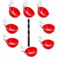 thumbnail image 1 of DIY 8 Pieces Poultry Waterer Kit Chicken Duck Goose Automatic Waterer New Type Poultry Drinking Bowl, 1 of 4