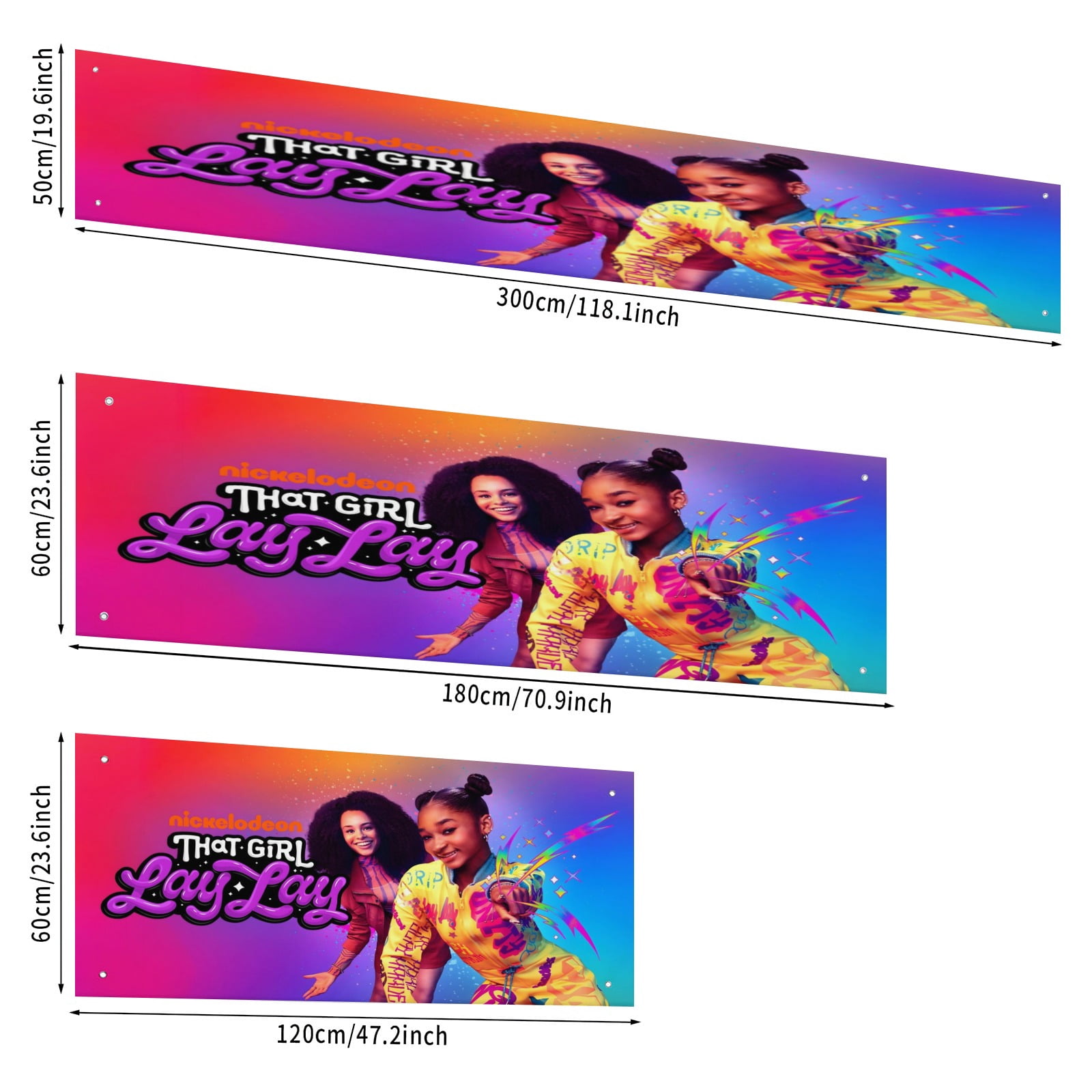 That Girl Lay Lay-Theme Backdrops Banner Birthday Party Decor Supplies Personalized Party Backdrop Decoration,5x3ft（150x90cm）