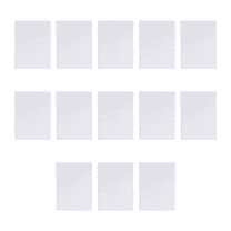 ELAYARD 10 Sets Name Marking Sticker Self Adhesive Name Tags Cloth White Rectangular for Wall