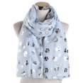 thumbnail image 2 of Lilgiuy Women's Printed Lightweight Scarf Shawl Wrap Ladies Long Scarf Gift Fall Fashion for 2022 Spring Winter, 2 of 4