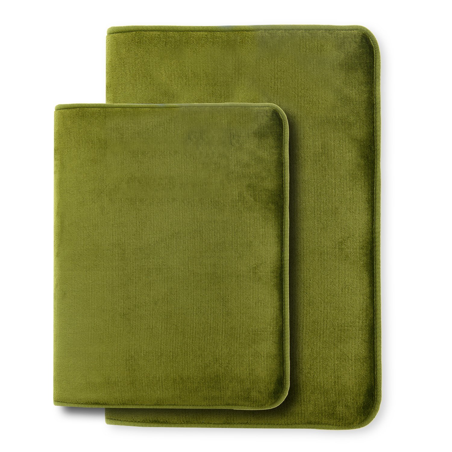 Memory Foam Bathrug ? Sage (Green) Bath Mat, Set Of 2, Large 20? x 32