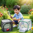thumbnail image 2 of Foldable Butterfly Habitat Mesh Cage 12x12x12 Inch, Portable Observation Enclosure with Zipper Door for Caterpillars & Small Creatures, 2 of 8