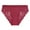 Red, variant on ABATAB Panties for Women Lace Trim Soft Hipsterss Breathable Undies Ultra Breathable Bikini Panties