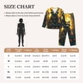 thumbnail image 4 of Daiia Tree Meditating Raccoon for Women's Long-Sleeved Pajama Set – Soft & Comfortable Sleepwear Button-Up Pajamas Cozy Lounge Wear-Large, 4 of 7
