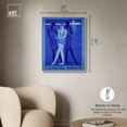 thumbnail image 4 of Vintage Swim Canvas Print Retro Fashion Decor by Art Remedy, Silver Frame, 24 x 30, 4 of 6