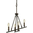 thumbnail image 2 of Beaumont Lane 4 Chandelier Léger en Bronze Frotté, 2 of 5