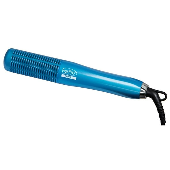ForPro Brosse Lissante pour Salon d'Experts, Radiateur Nano Céramique Ultra Rapide avec Dents Chauffantes 3D, 3 Réglages de Chaleur, Arrêt Automatique