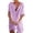Purple, variant on Women's Summer Cotton Linen Short Sleeve Vintage Button Up Shirt Casual Plus Size Beach Swimsuit Cover Up Mini Dress Size XXL