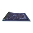 thumbnail image 2 of Ahgly Company Indoor Square Medallion Blue Traditional Area Rugs, 8' Square, 2 of 4
